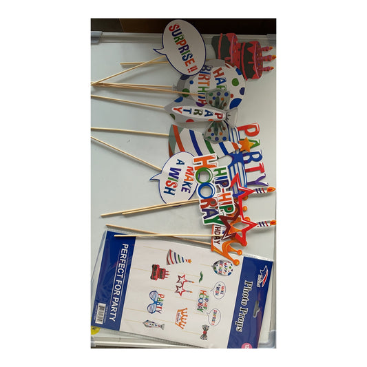 Photo Props Happy Birthday 120Pk/Cs