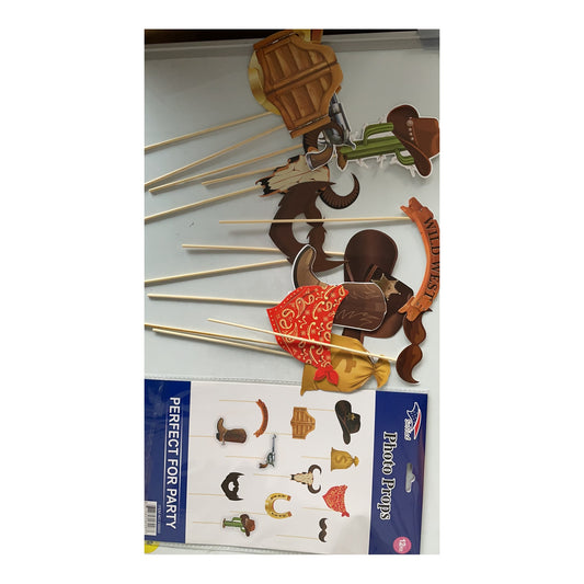 Photo Props Cowboy 120Pk/Cs