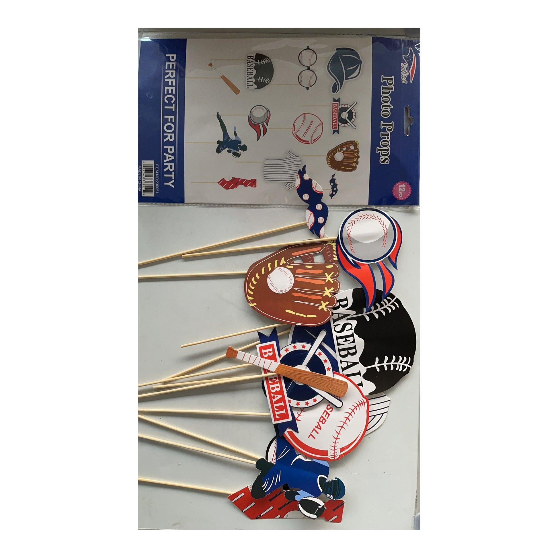 Photo Props Baseball 120Pk/Cs
