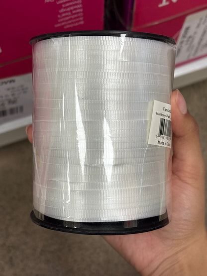 Balloon Ribbon White 500yds