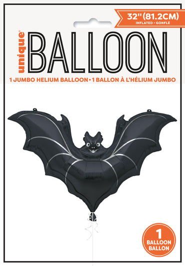 Giant Bat Foil Balloon 32"