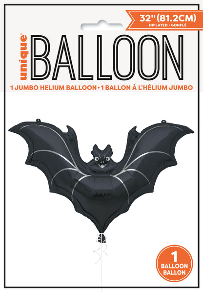 Giant Bat Foil Balloon 32"