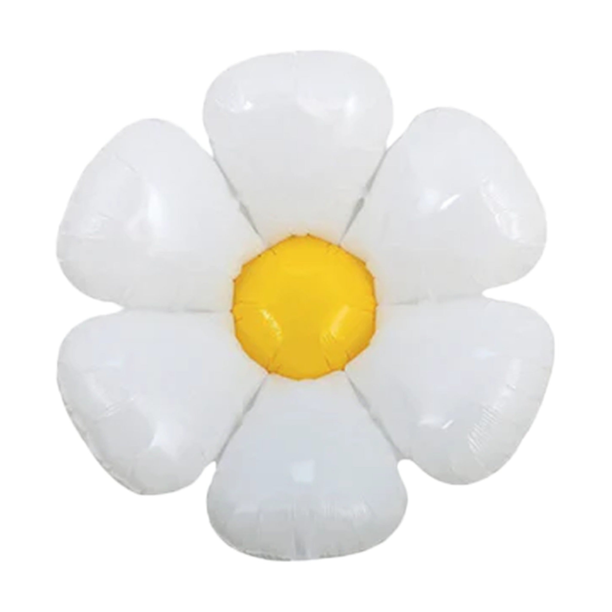 Decoration Flower White Foil Balloon 24"