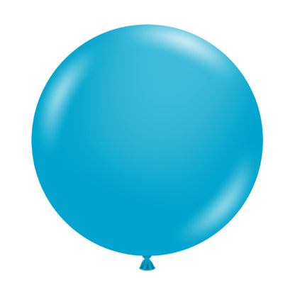 Tuftex Turquoise 3ct Foil Balloon 24"