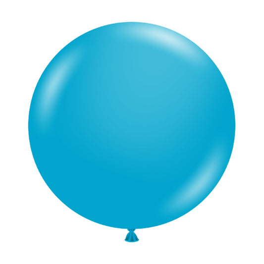 Tuftex Turquoise 3ct Foil Balloon 24"