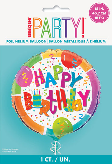 Birthday Jamboree Foil Balloon 18"