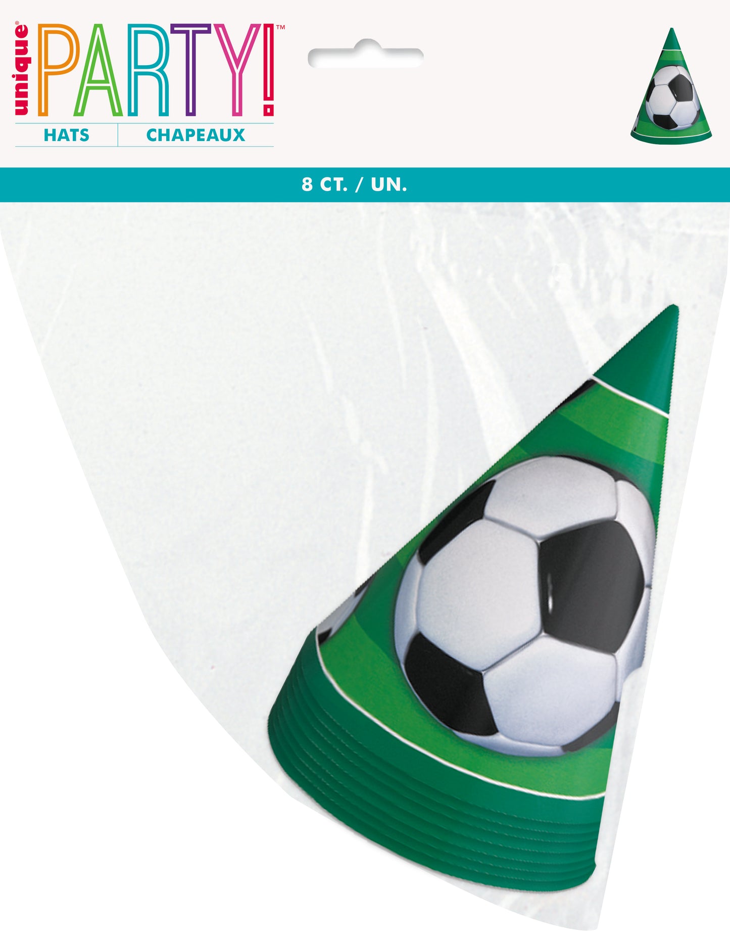 Soccer Hats 8ct