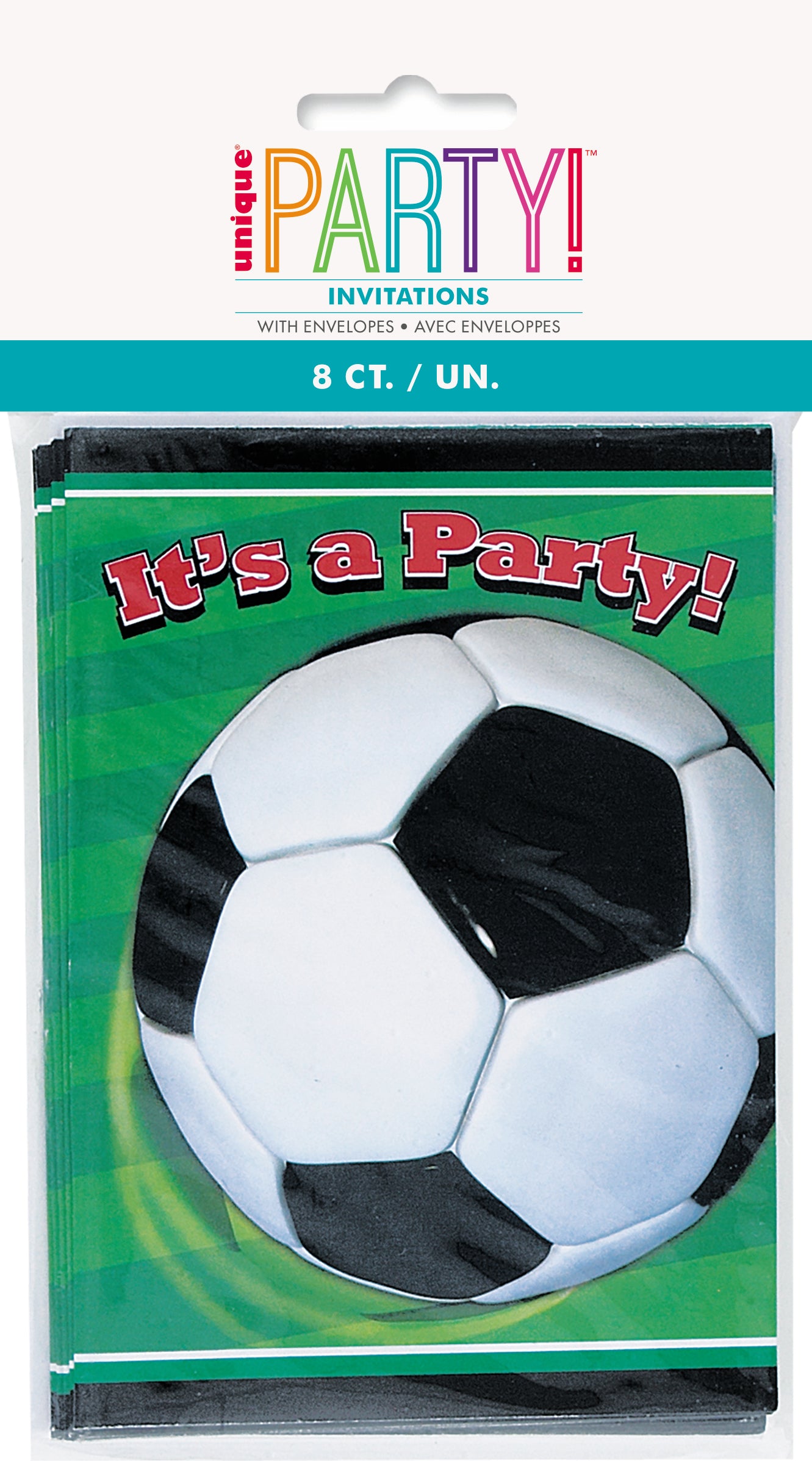 Soccer Invitations 8ct