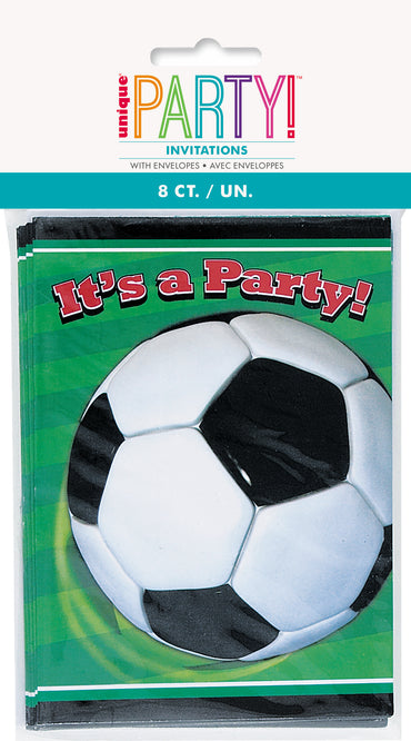 Soccer Invitations 8ct
