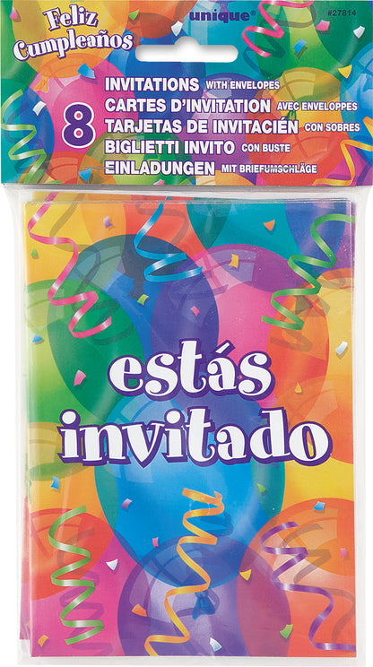 Invitation Feliz 8ct