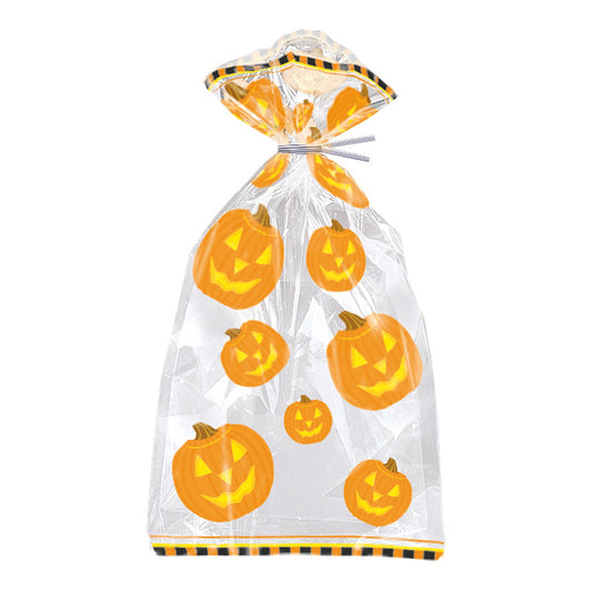 Cellophane Bag Halloween 20ct