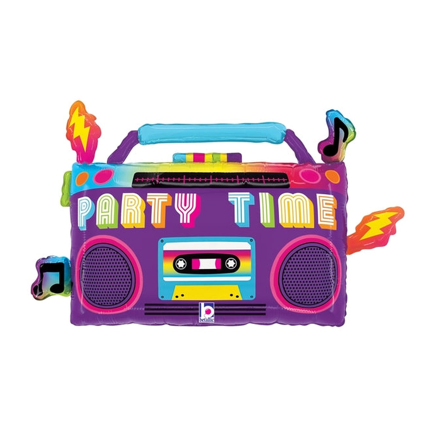 Boom Box Foil Balloon 28"