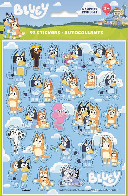 Bluey Sticker 4ct