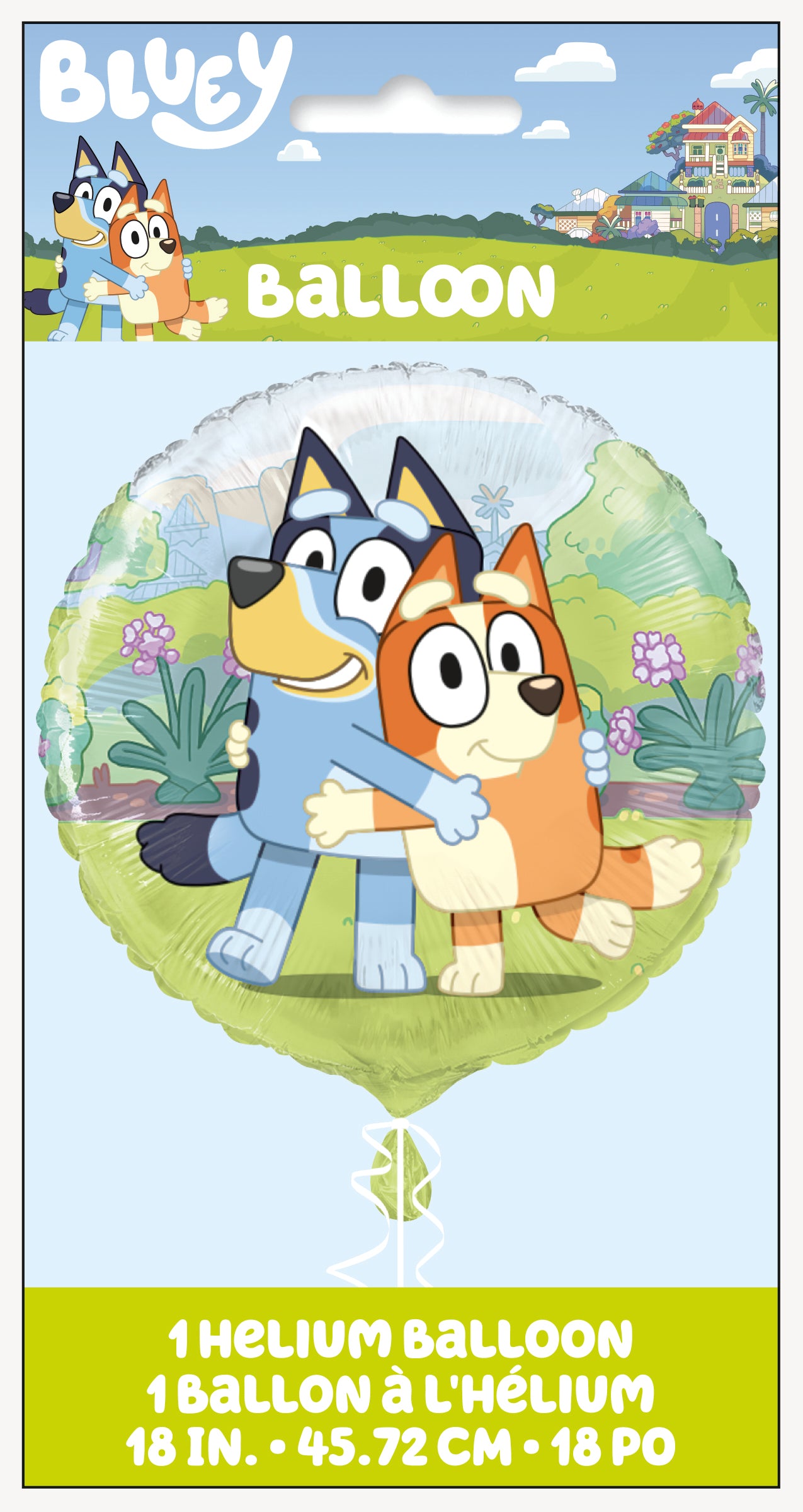 Globo metálico de Bluey 18"