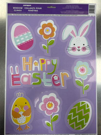 Lilac Easter Window Cling