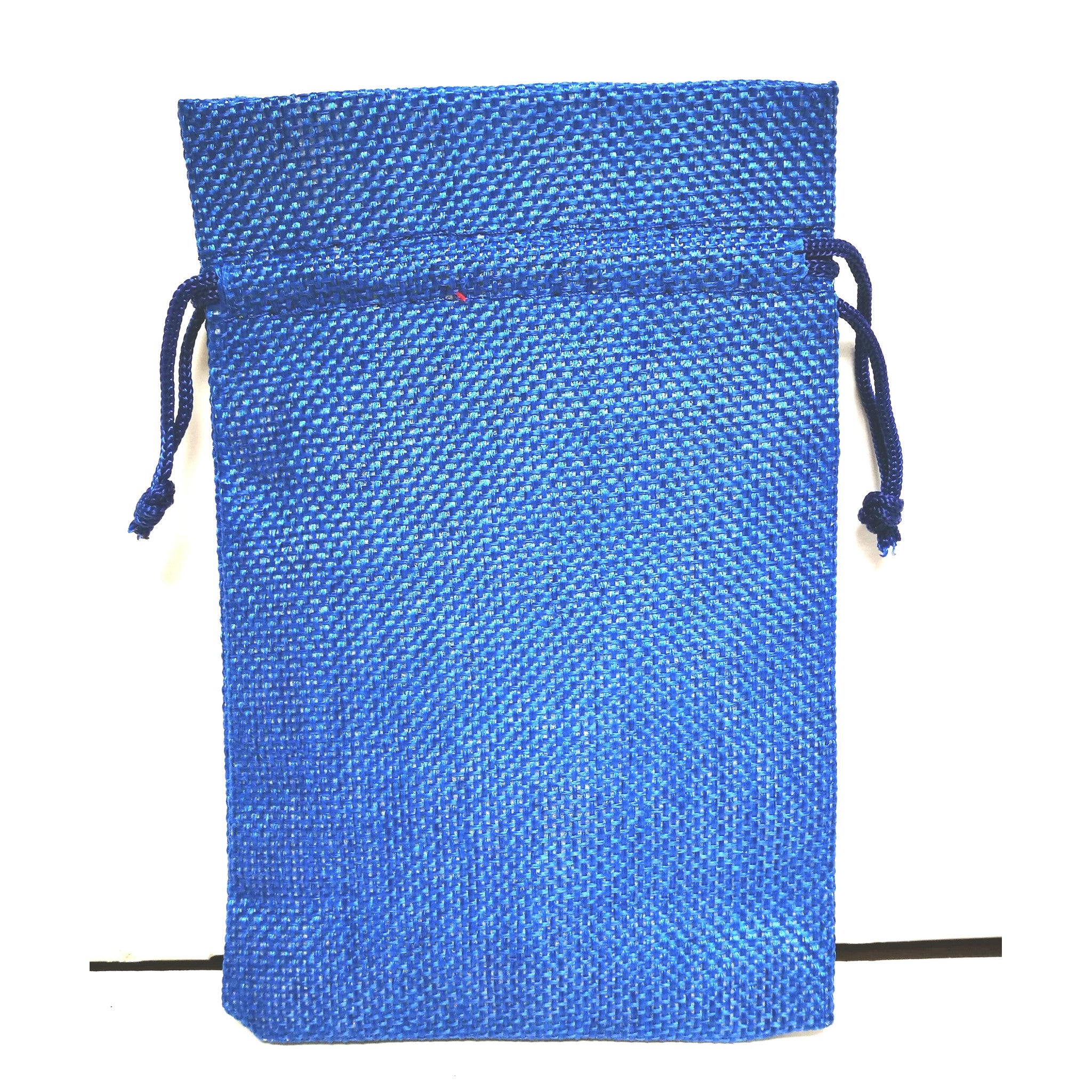 3"×4" Burlap Bag Royal Blue
