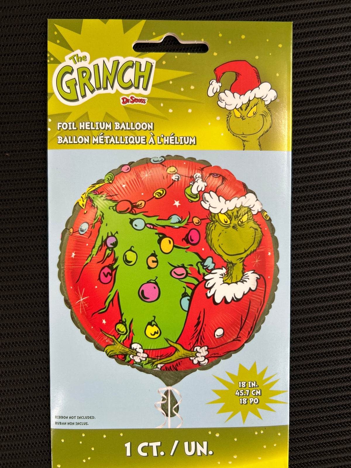 The Grinch 18” Foil Balloons
