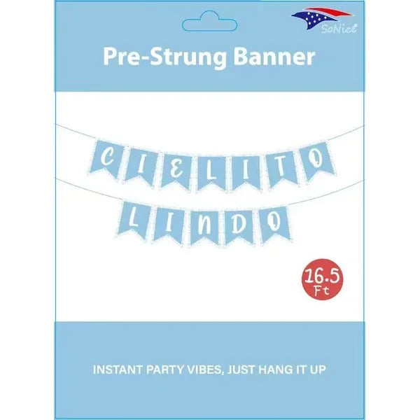 Cielito Lindo Blue Pre-Strung Banner