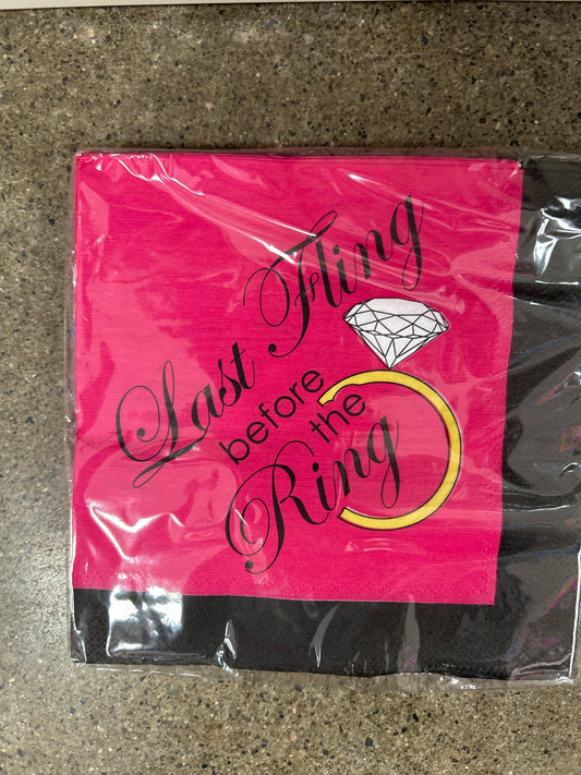 Last Fling Napkin 16ct
