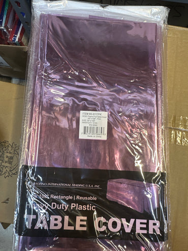 Mantel de Plástico Rosa