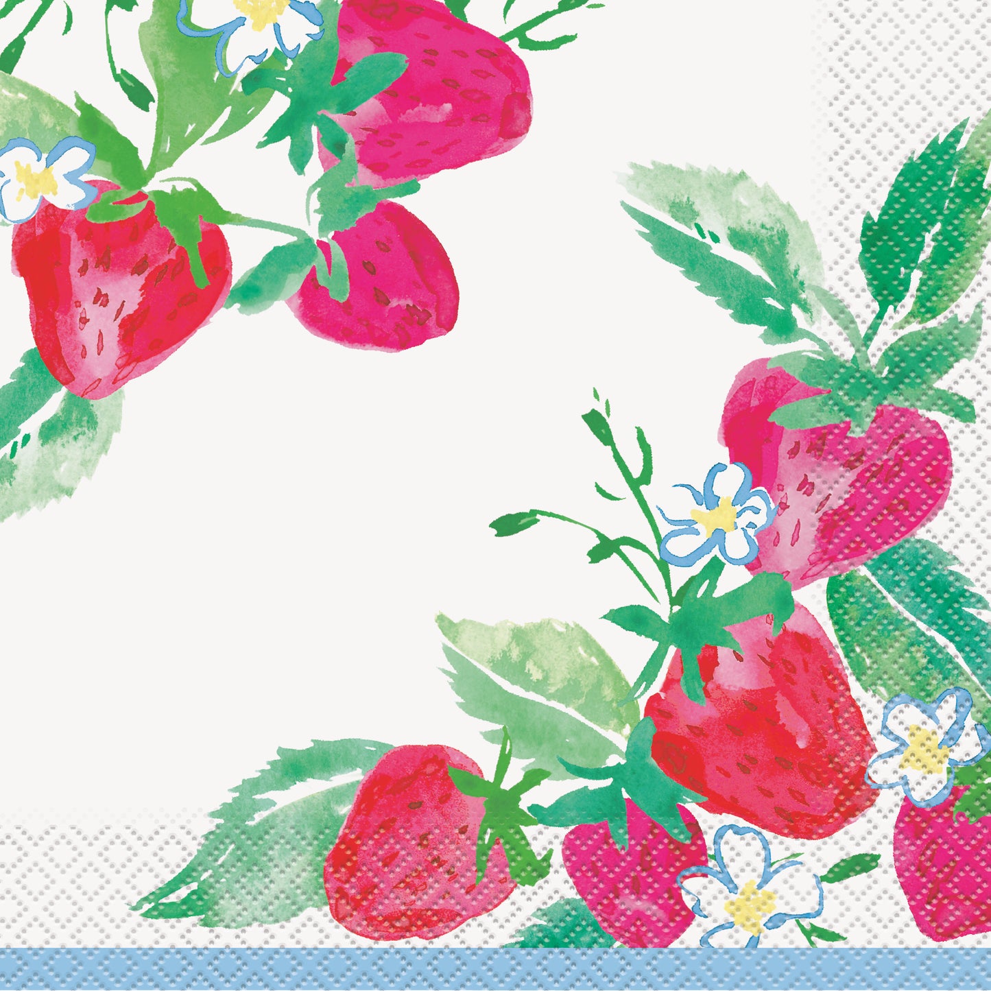 Napkin Strawberry 16ct Large
