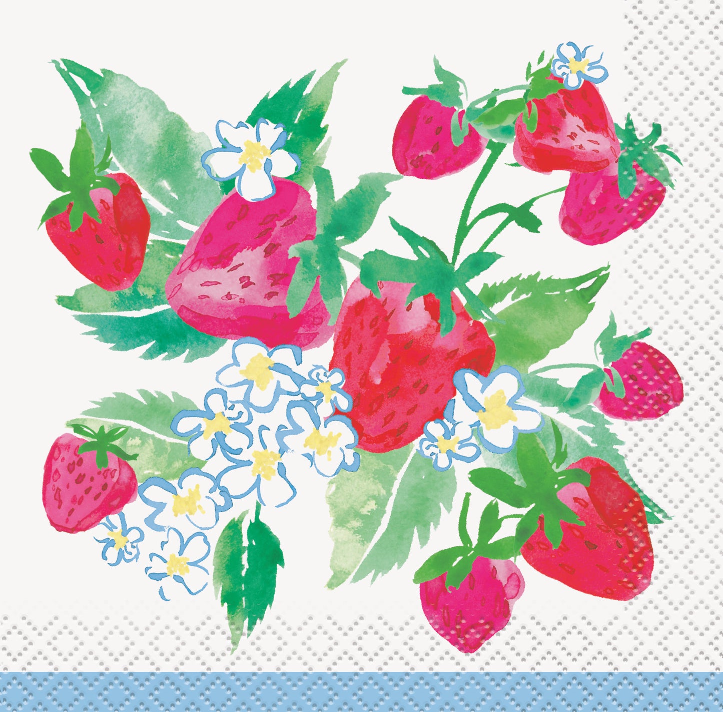 Napkin Strawberry 16ct Small
