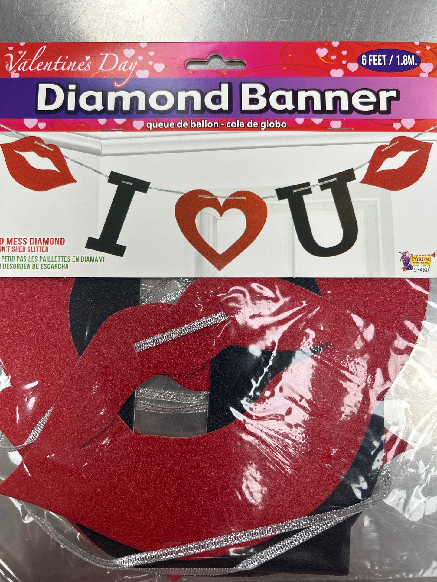 7" Banner I love You