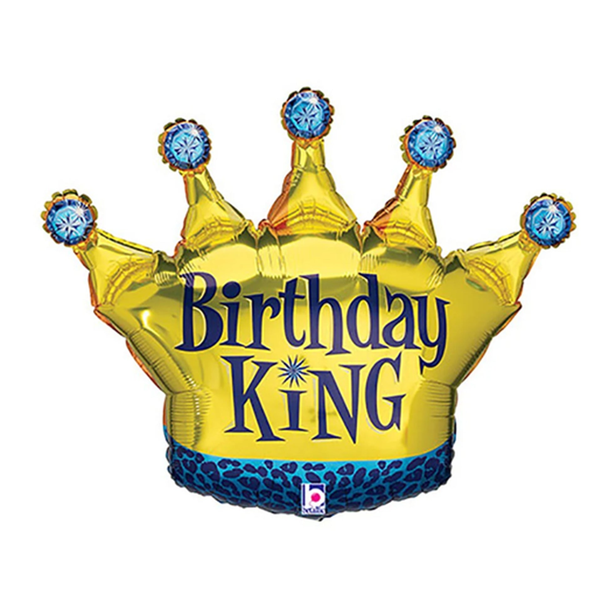 Birthday King Foil Balloon 36"