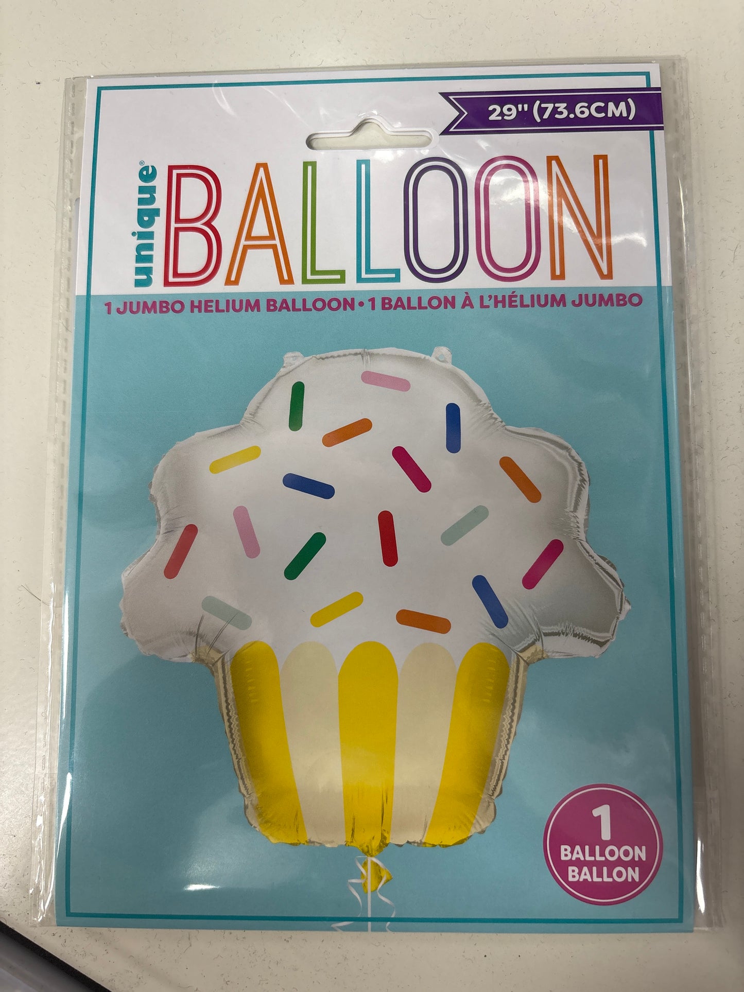 Cupcake Foil Balloon 24"