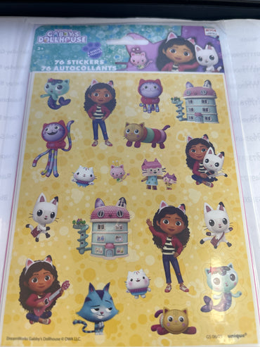 Hoja de pegatinas de Gabby Doll House 4ud.