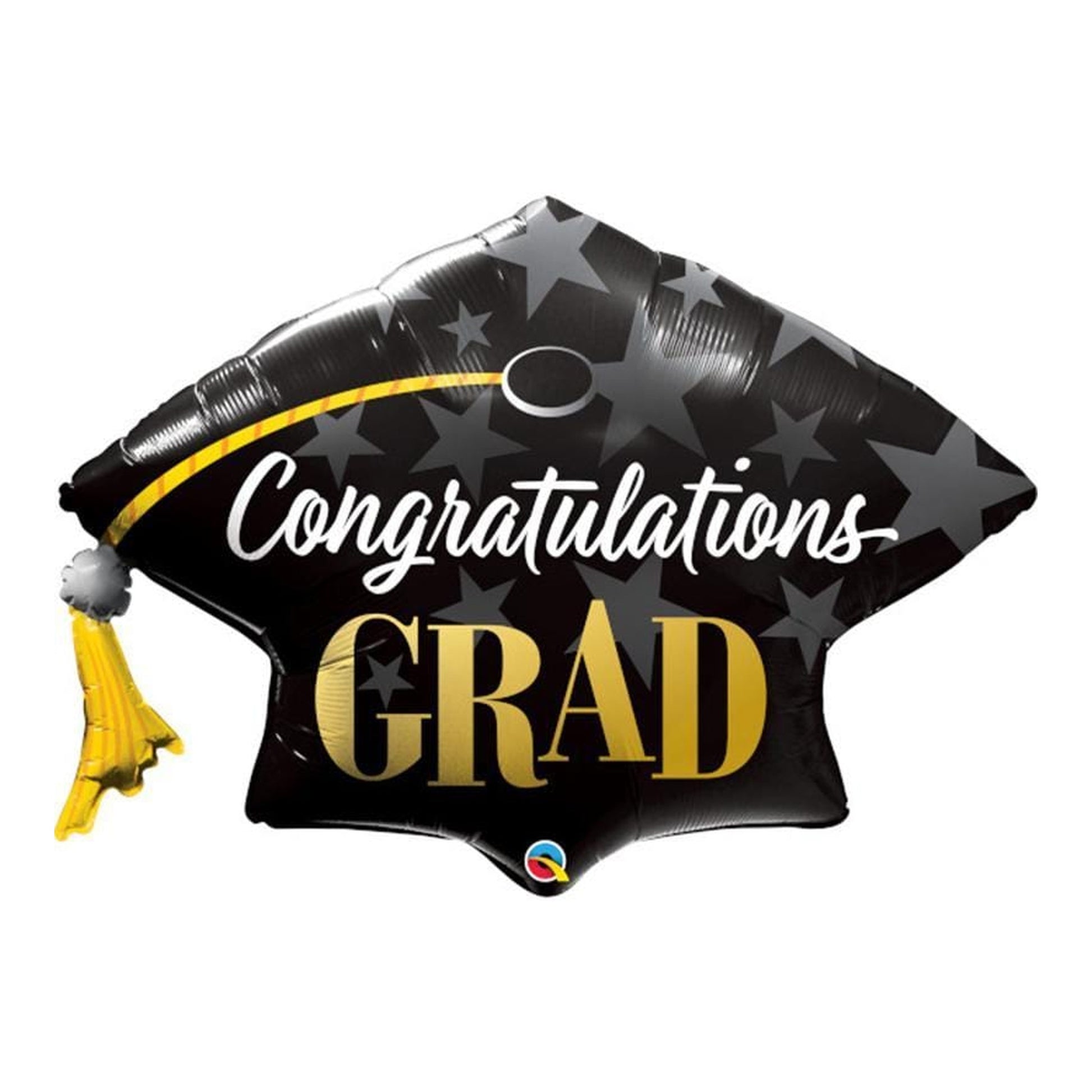 Supershape Congratulations Grad Stars Foil Balloon 41"