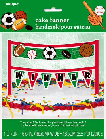 Classic Sport Cake Banner