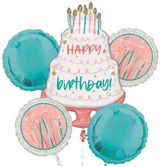 Ramo de Mylar Feliz Cumpleaños