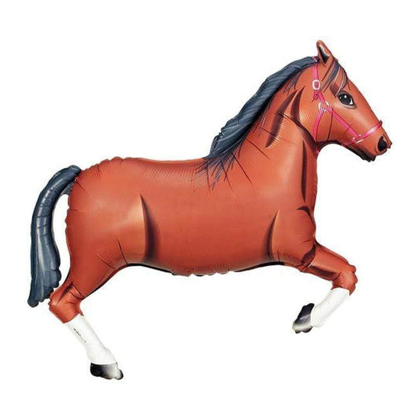 Horse Brown Foil Balloon 43"