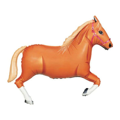 Horse Tan Foil Balloon 43"