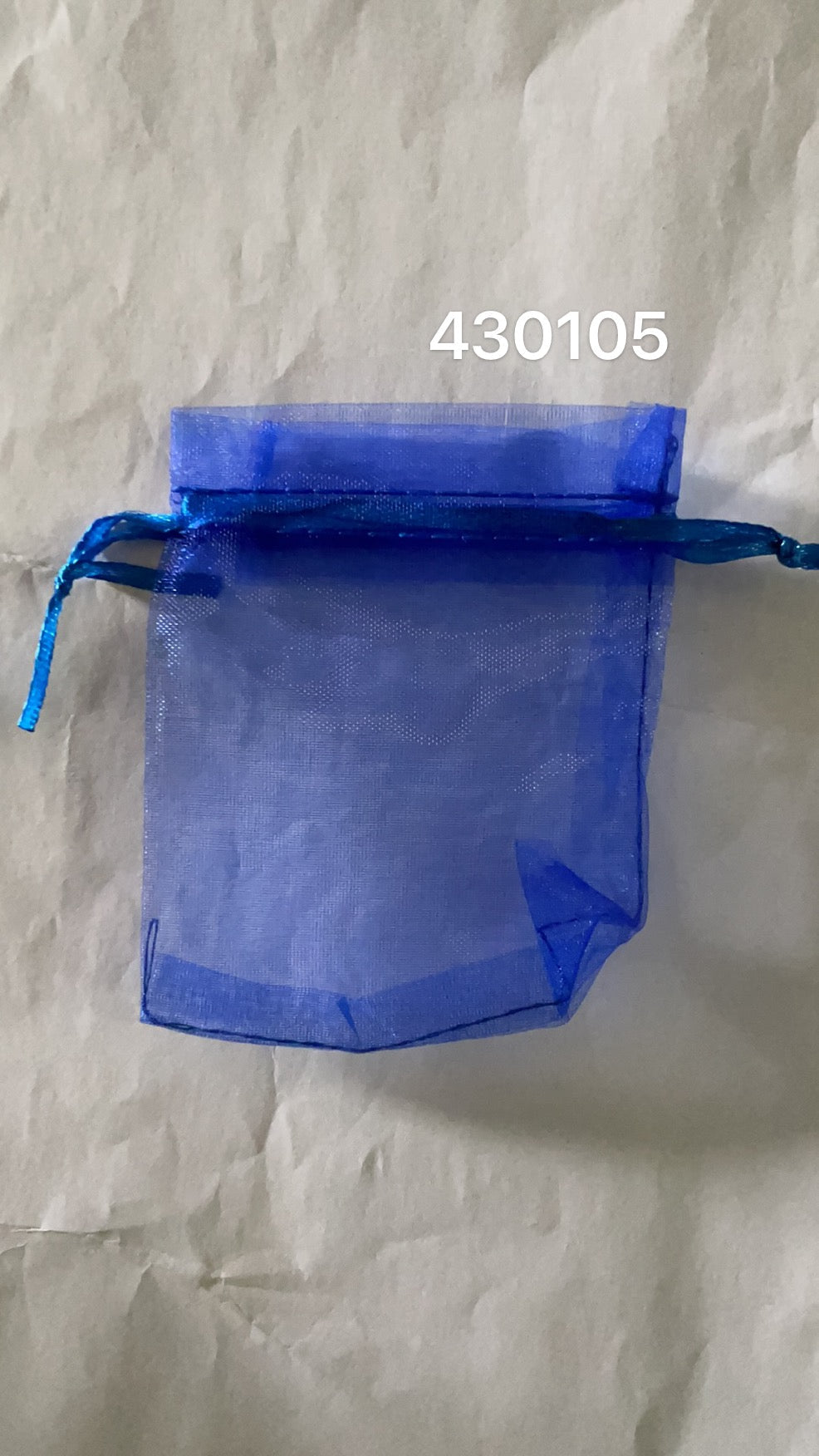 3"x4" Organza bags Royal Blue