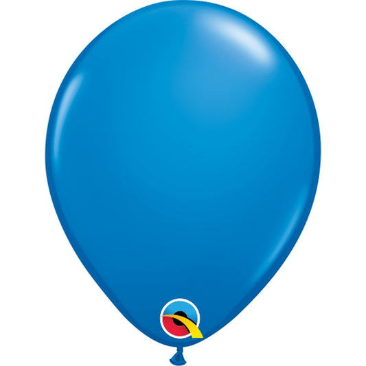 Globo Qualatex Deluxe Azul 100 unidades Globo de látex 5"