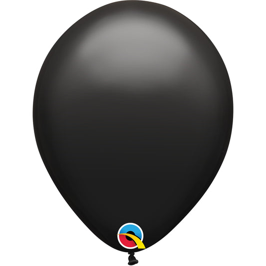 Qualatex Balloon Orange/Black 100ct Latex Balloon 11"