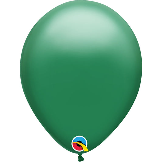 Qualatex Balloon Green 100ct Latex Balloon 11"