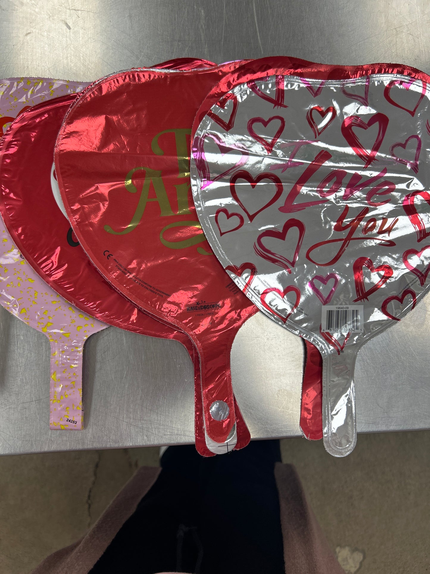 Valentines Foil Balloon 9"