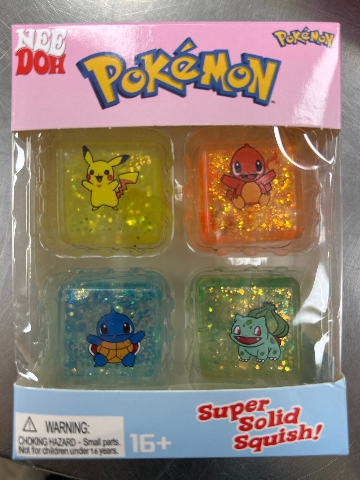 Needoh Pokémon Nice Cubes 4 piezas