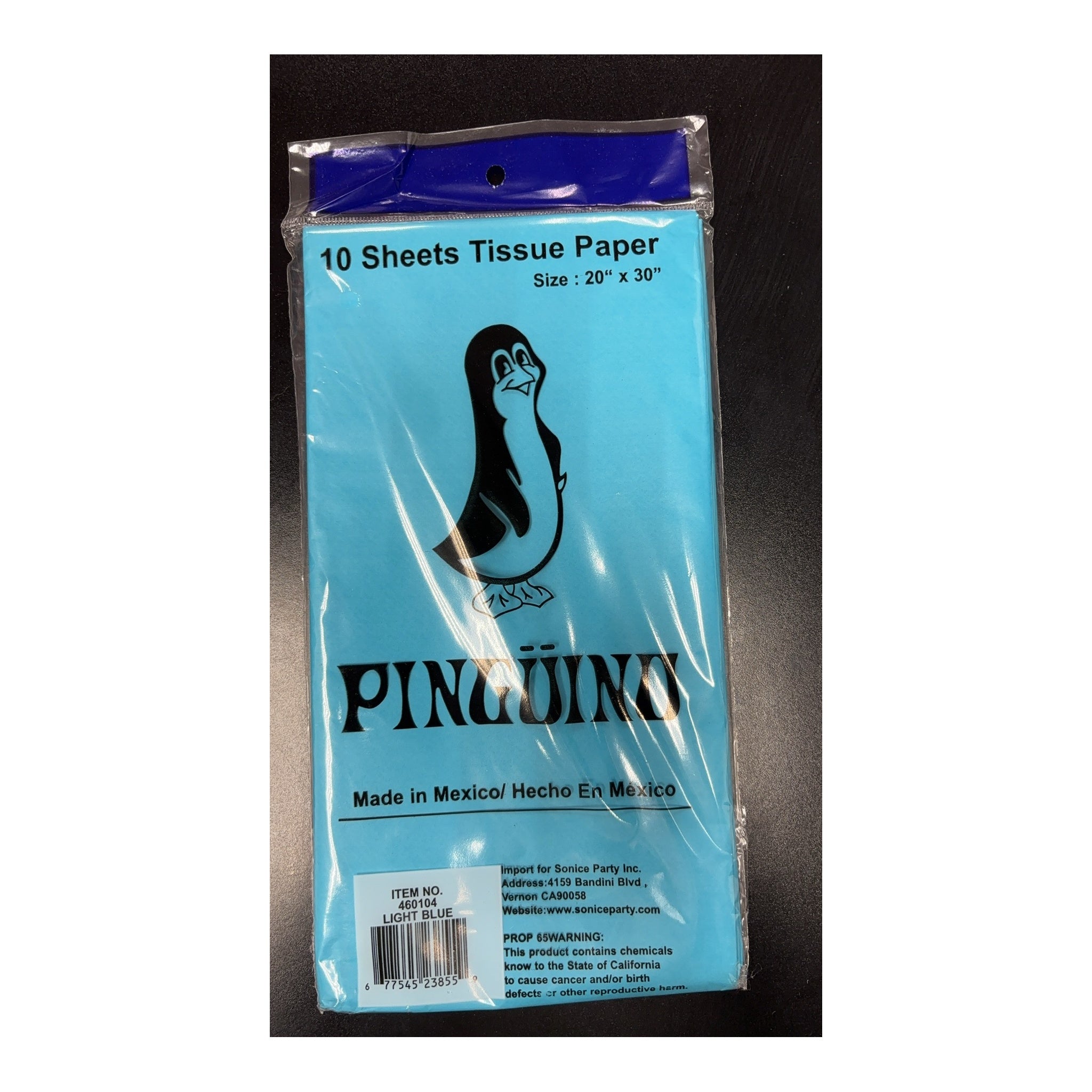 10 ct Tissue Paper, Light Blue 240Pk/Cs