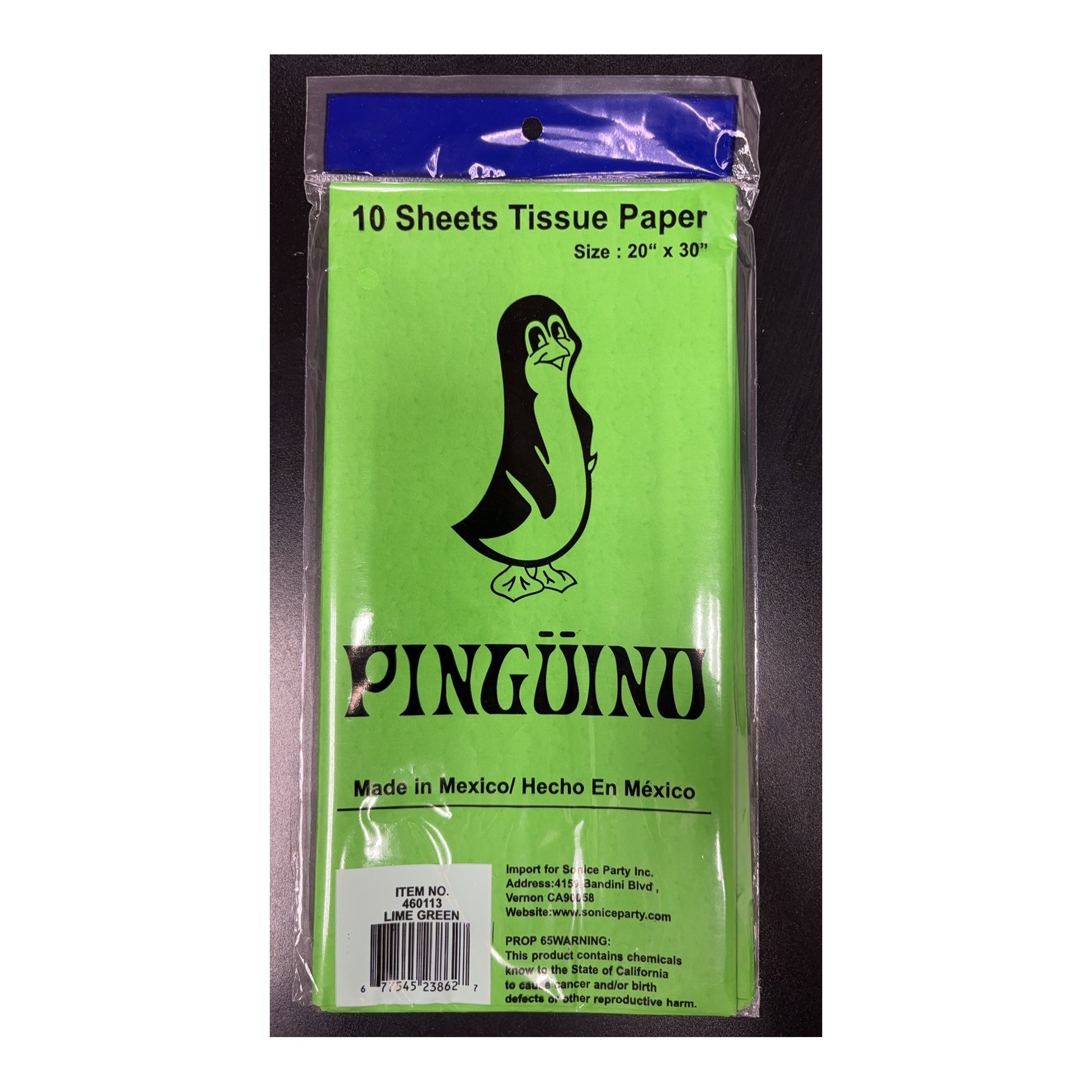 10 ct Tissue Paper, Lime Green 240Pk/Cs
