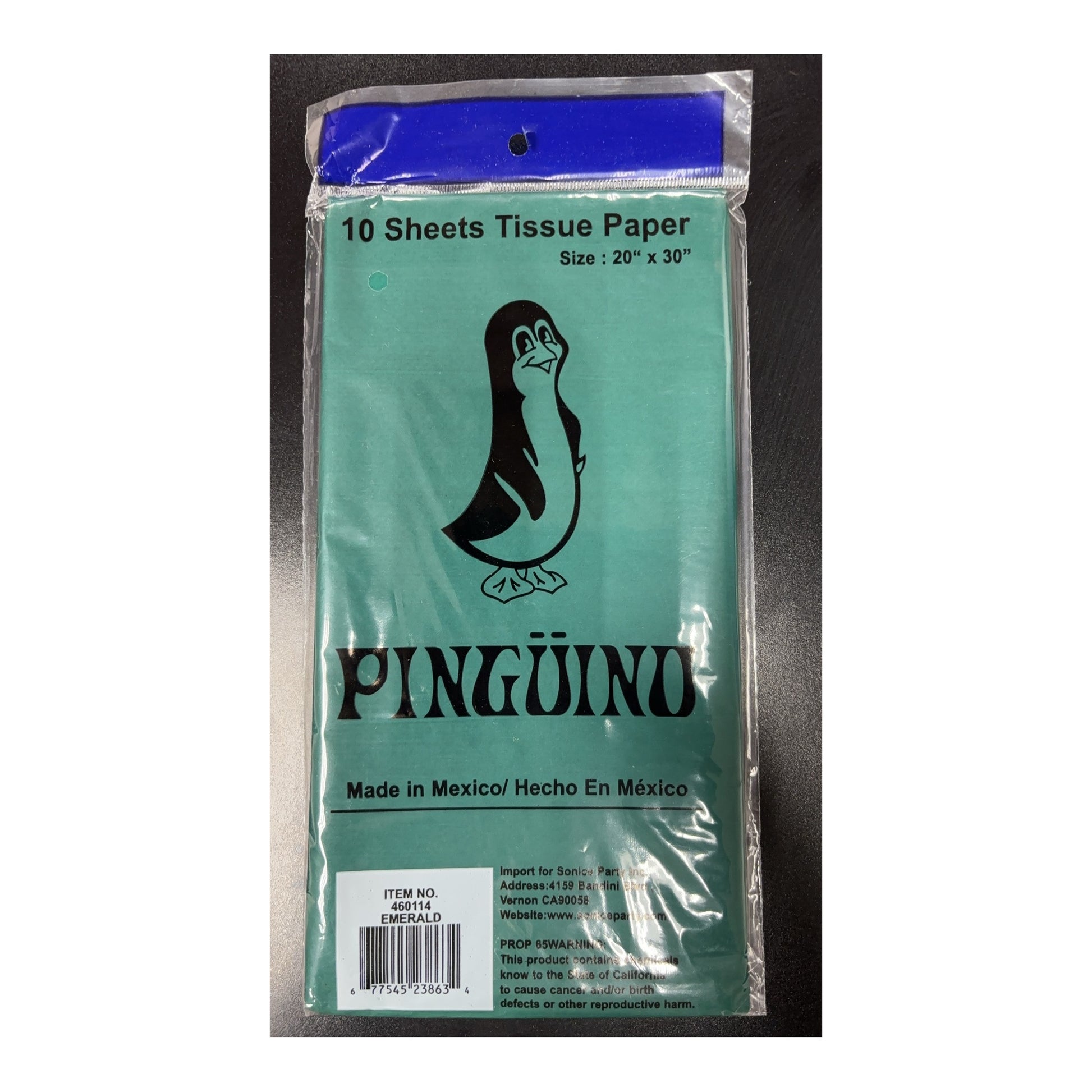 10 ct Tissue Paper, Emerald 240Pk/Cs