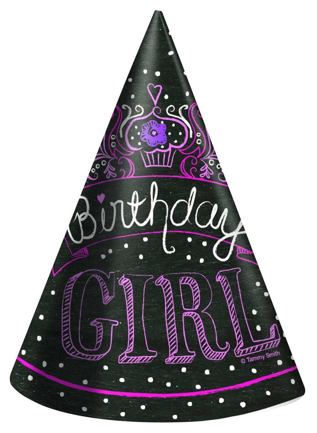 Birthday Hat Girl 8ct
