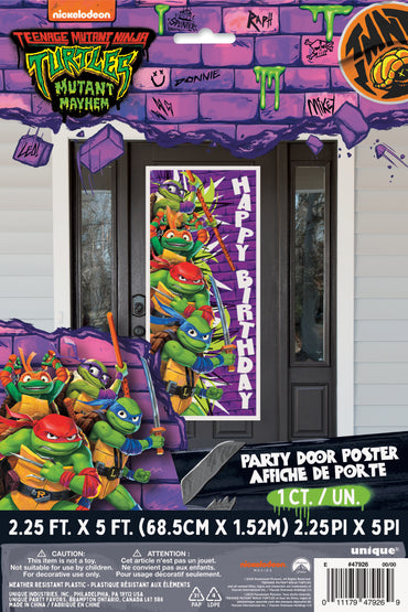 Door Poster Teenage Mutant Ninja Turtles