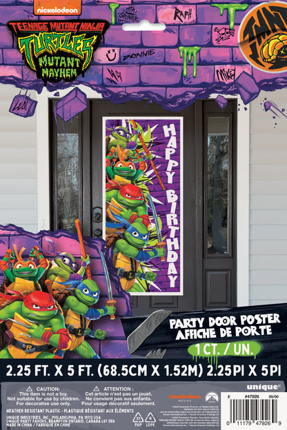 Door Poster Teenage Mutant Ninja Turtles