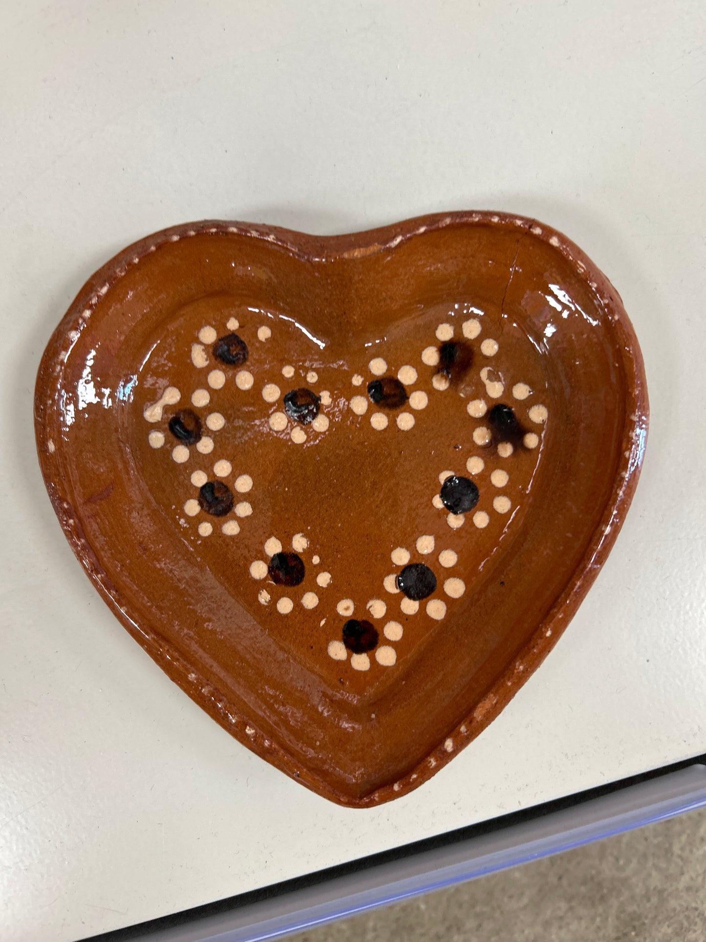Plato Corazón Cara Niño