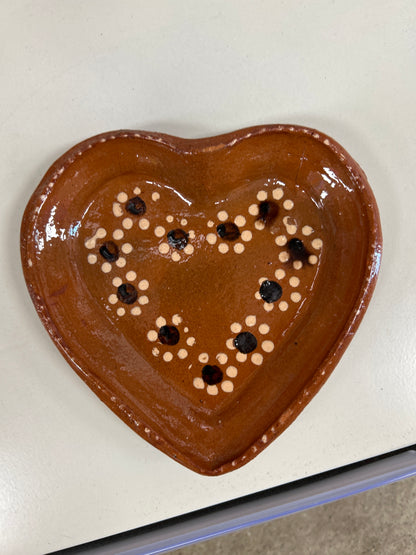 Plato Corazón Cara Niño
