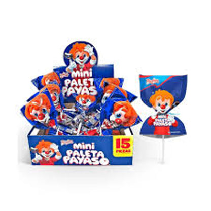 Paleta Payaso Mini 15ct
